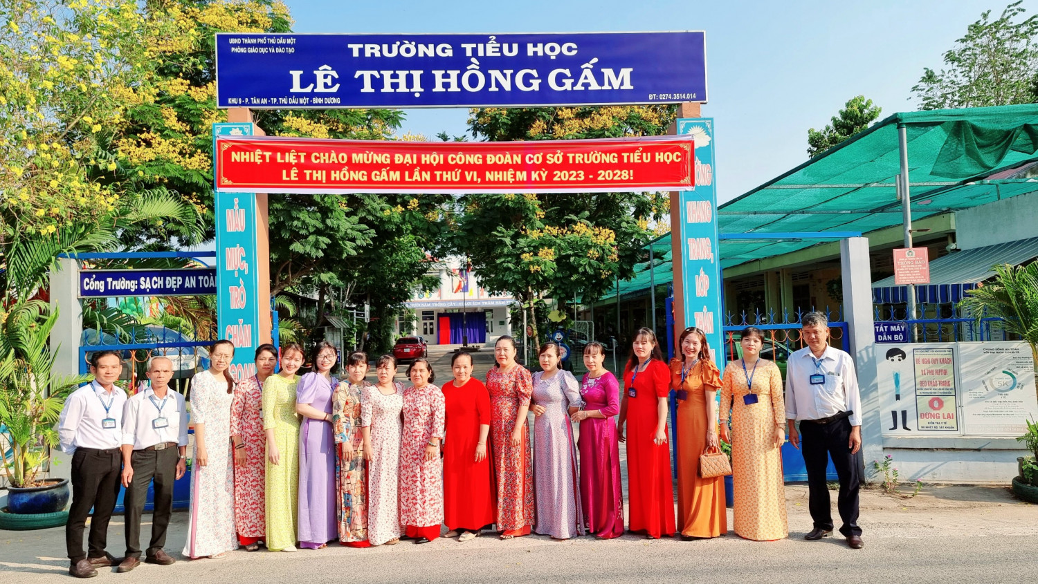 Đại hội Công đoàn Trường tiểu học Lê Thị Hồng Gấm lần thứ VI - Nhiệm kỳ 2023 - 2028