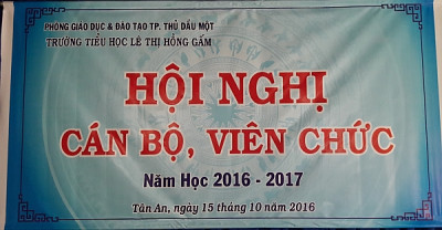 Hội Nghị Cán Bộ, Viên Chức 2016 - 2017