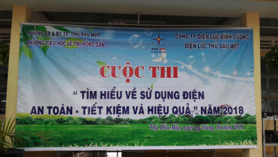 Tham gia cuộc thi tìm hiểu về sử dụng điện 2018