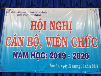 Hội Nghị Cán Bộ Công Chức Viên Chức năm học 2019 - 2020