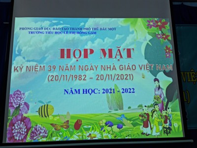 Họp mặt  kỉ niệm ngày nhà giáo Việt Nam 20/11/2021