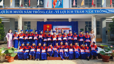 Lễ ra trường cho học sinh lớp 5 năm học 2023 - 2024