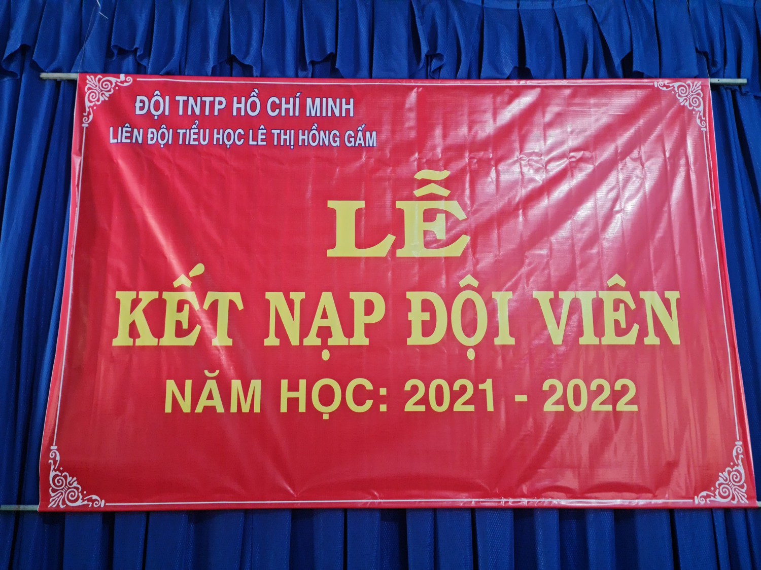 Lễ kết nạp Đội năm học 2021 - 2022